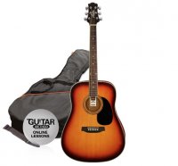 Akustick kytara paket Ashton D25 TSB Pack