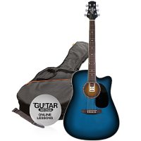 Elektroakustick kytara paket Ashton D25CEQ TBB