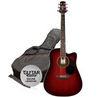 Elektroakustick kytara paket Ashton D25CEQ WRS
