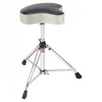 Gibraltar 6608MSW Throne, Moto Seat, Silver White