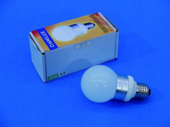 230 V, 1 W LED, E 27, 3000 K G60 Omnilux