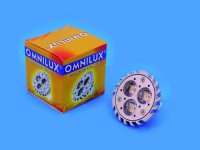 12V/3x2W LED GU 5,3 MR 16 CR 3000 K Omnilux, 30