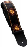 PERRI&apos;S LEATHERS 7008 Jacquard Black Suns