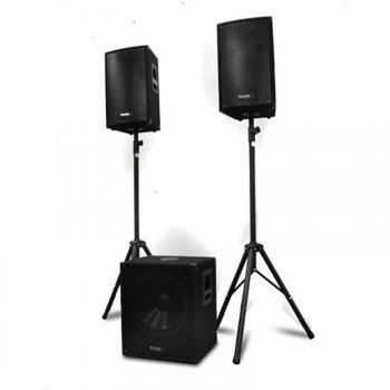 Ibiza 2.1 aktvny PA set 1xsubwoofer, 2x satelit, 2x statv, 1200W